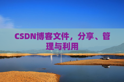 CSDN博客文件，分享、管理与利用
